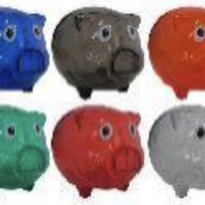 ALCANCÍA DE PLÁSTICO CERDITO 50 UNID X CAJA