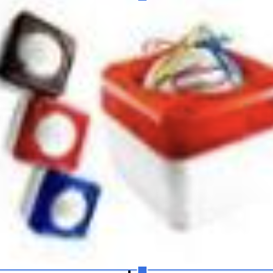 PORTA CLIP CUADRADO 100 UNID X CAJA