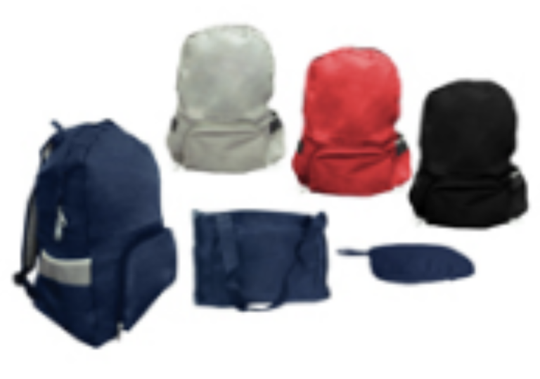 MOCHILA MULTIFUNCIÓN 100 UNID X CAJA