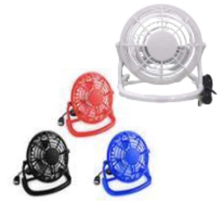 MINI VENTILADOR CON CONEXIÓN USB 60 UNID X CAJA